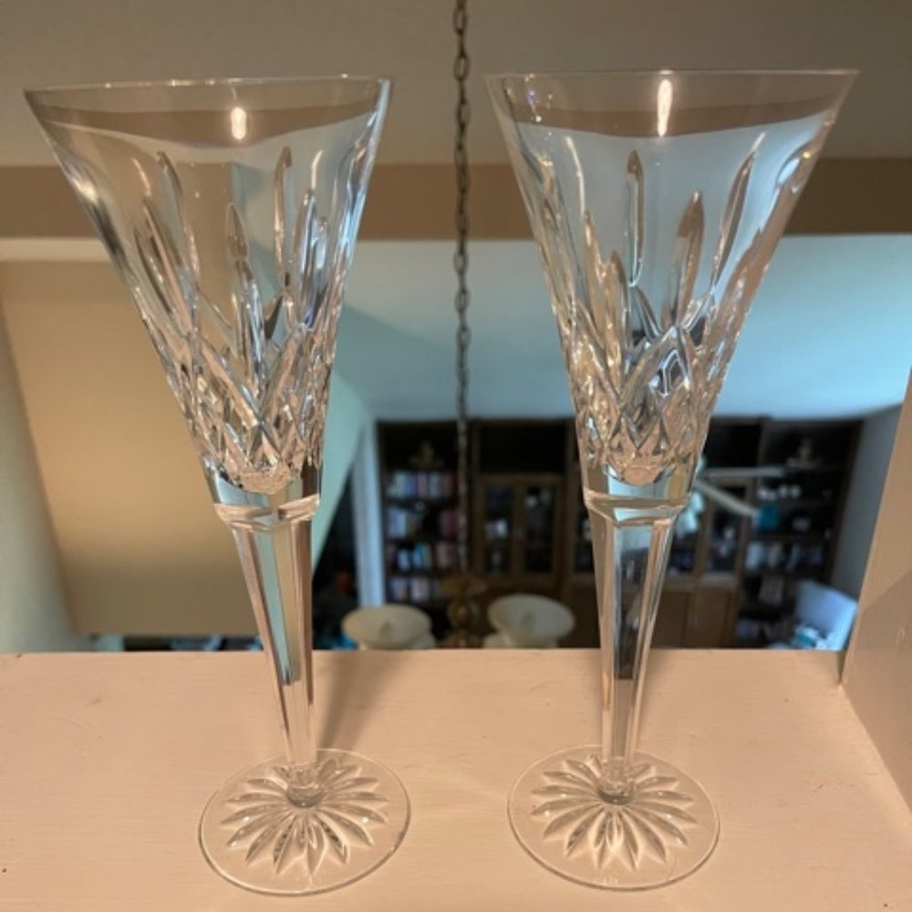 Waterford Crystal Champagne Flutes